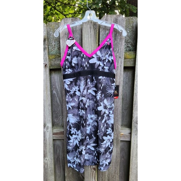 Zero X Posur Active Swim Dress Cover Up  Built In Bra Size Large Athleisure Top - Picture 1 of 13